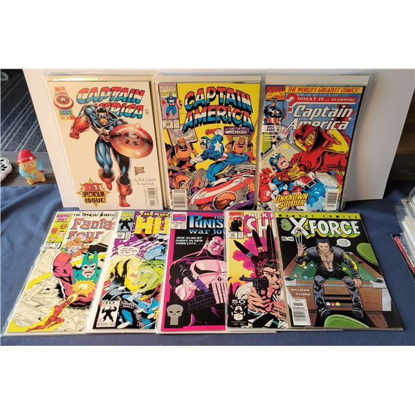 8 Assorted Marvel Comics
