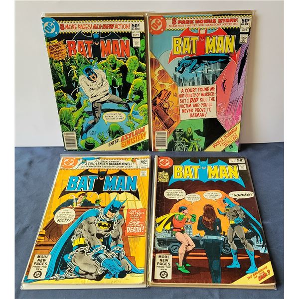 4 Batman Comics 1980s B