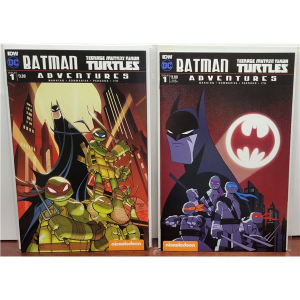 2x Batman & TMNT Adventures #1