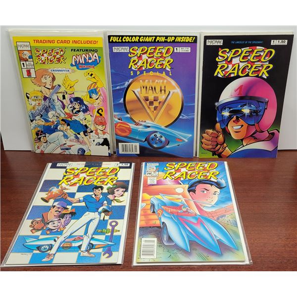 5 Speed Racer Comics