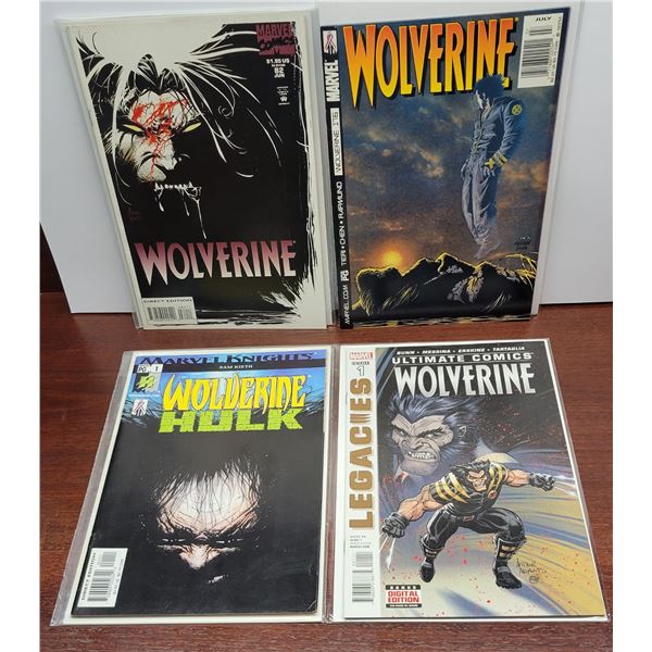 4 Wolverine Comics