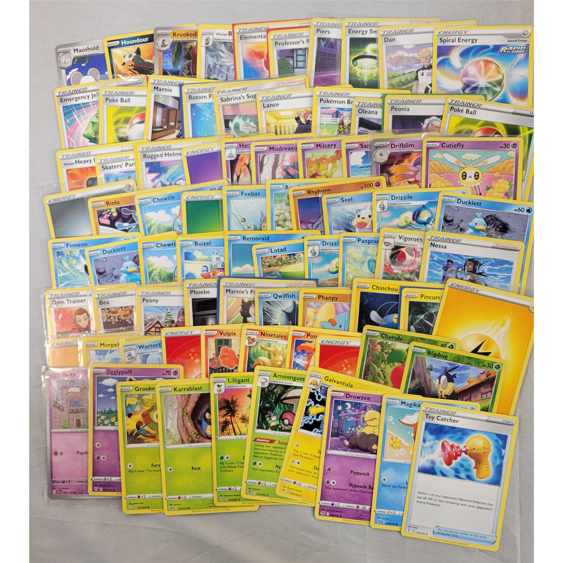 80 Random Pokemon Cards M