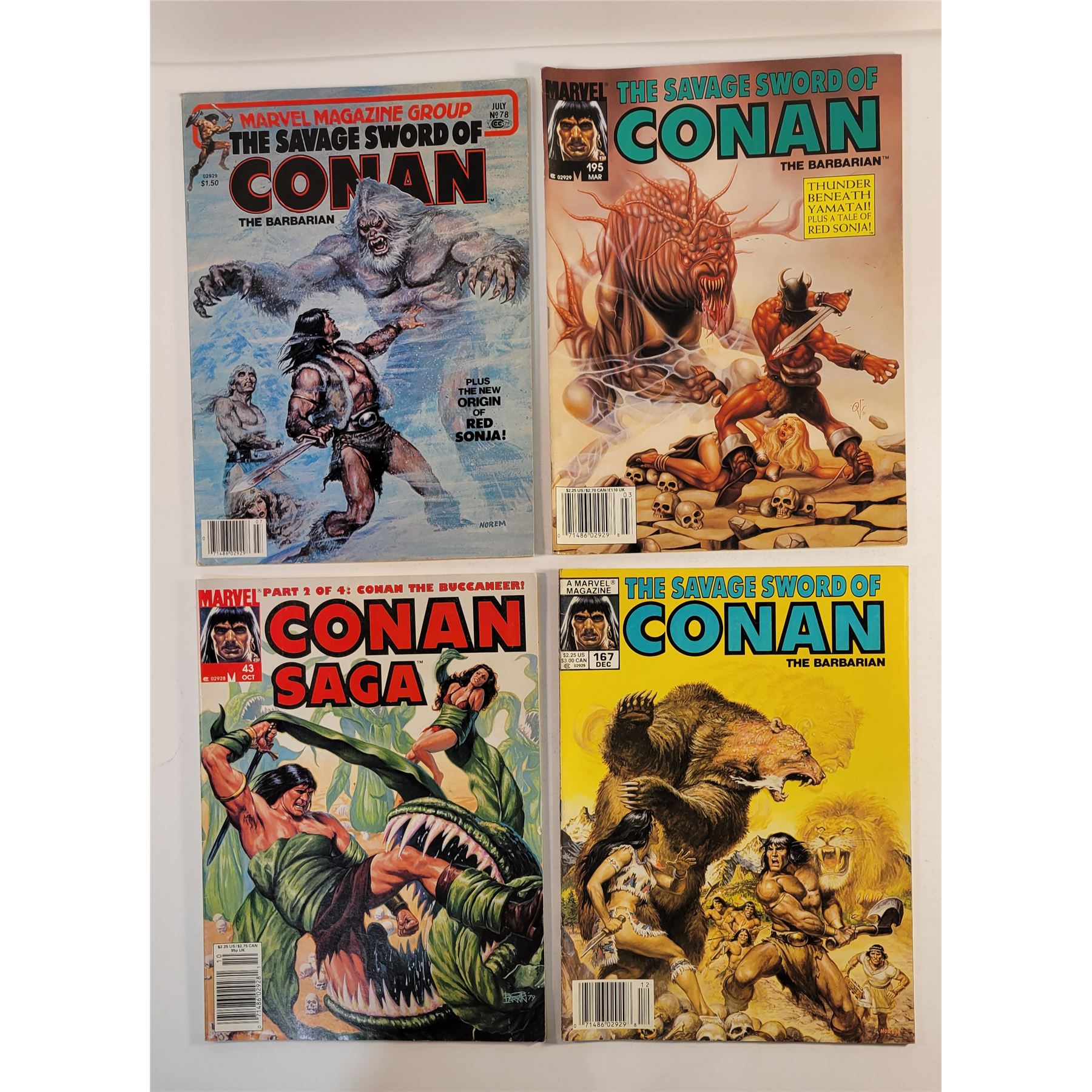 4 Conan Magazines