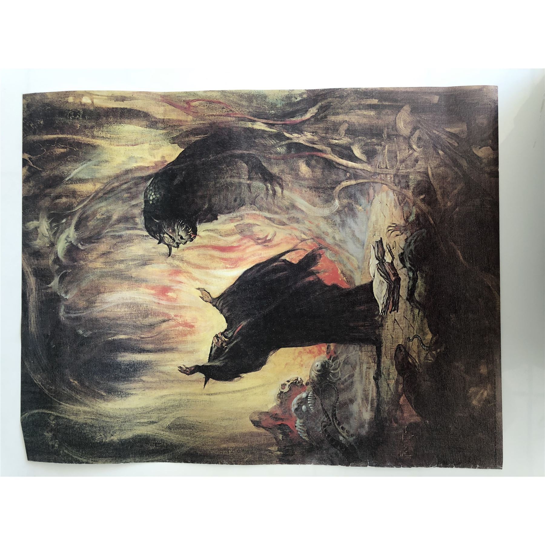 The Devil in the Underworld Original Art