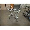 Image 2 : Stainless Steel Rack On Wheels & 4 Small Carts