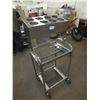 Image 1 : Stainless Steel Cutlery Cart On Wheels