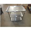 Image 1 : Stainless Steel Storage Cart On Wheels