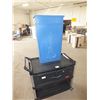 Image 1 : Rubbermaid Cart On Wheels & 2 Recycling Bins