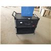 Image 2 : Rubbermaid Cart On Wheels & 2 Recycling Bins