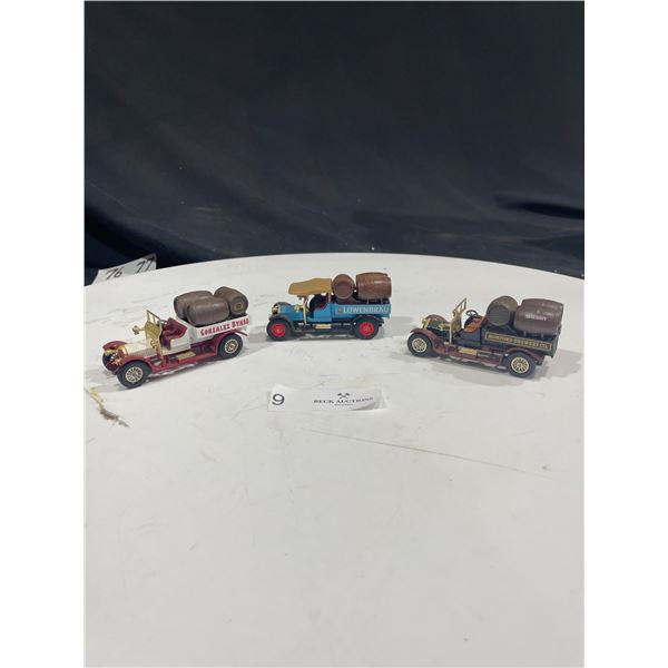 3 Collectable Die-Cast Semi Trucks