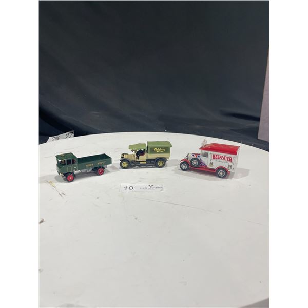 3 Collectable Die-Cast Cars