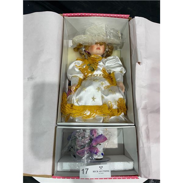 Treasure Collection Paradise Galleries Doll with White/Yellow Dress" Delta Dawn"