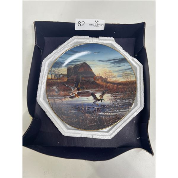 Eddie Bauer Collectable Plate "Morning Chores" Plate # D2947A