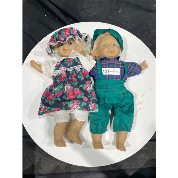 Pair of Vintage Dolls