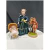 Image 1 : 2 Dolls & Boy and Girl Figurine