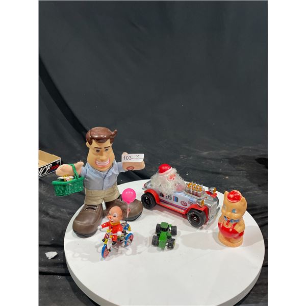 Assorted Vintage Doll & Car Assortment