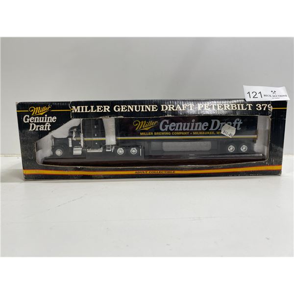 Miller Genuine Draft Peterbuilt 379 Die-Cast Collectible