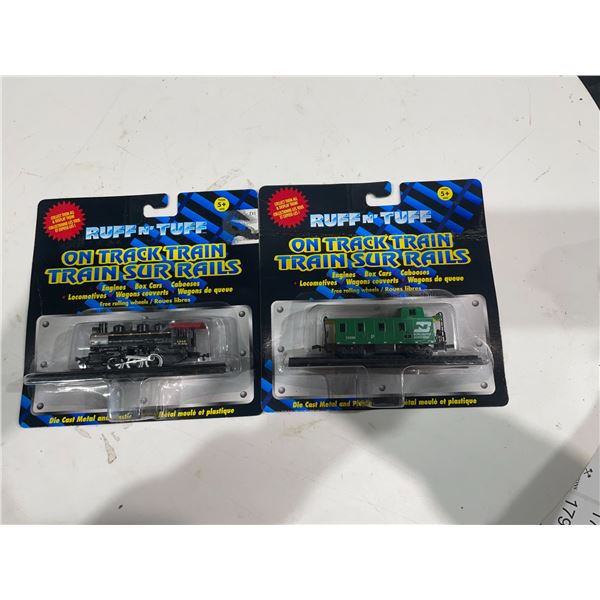 2 Ruff N' Tuff On Track Train Die Cast Metal