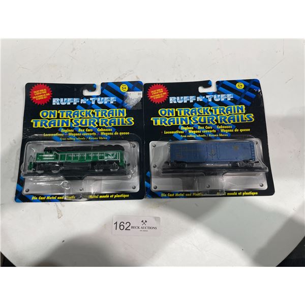 2 Ruff N' Tuff On Track Train Die Cast Metal