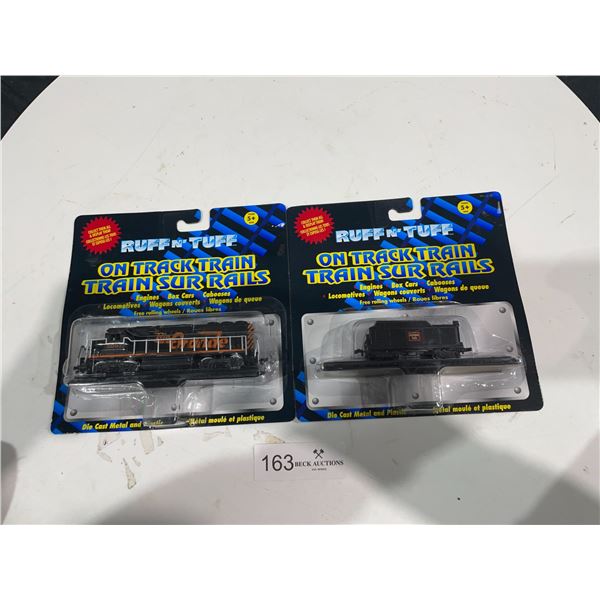 2 Ruff N' Tuff On Track Train Die Cast Metal