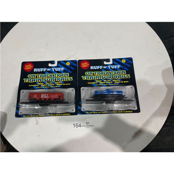 2 Ruff N' Tuff On Track Train Die Cast Metal
