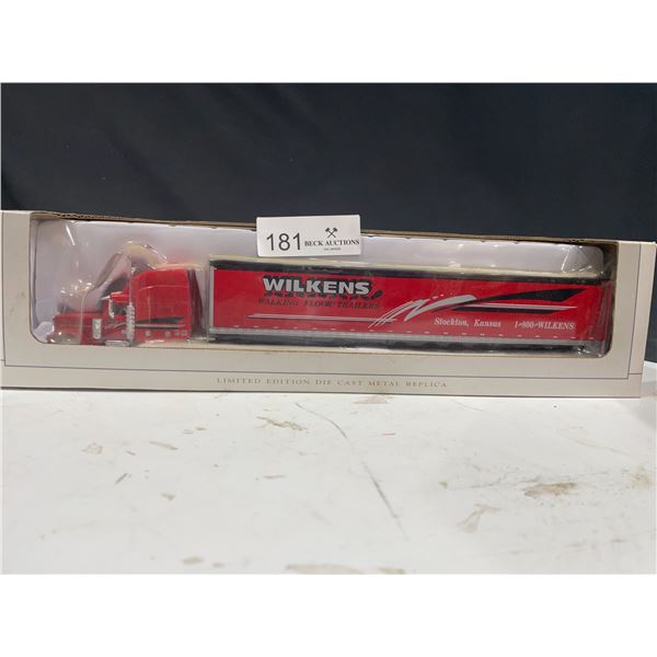 Limited Edition Die Cast Replica "Wilkens Walking Floor Trailors