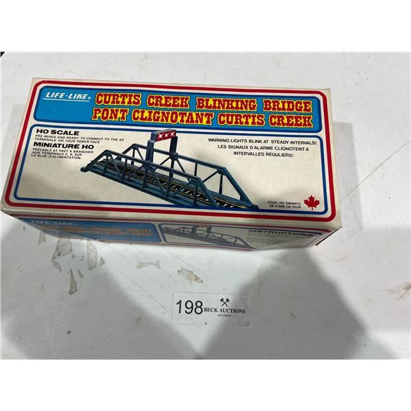 Collectible Curtis Creek Blinking Bridge