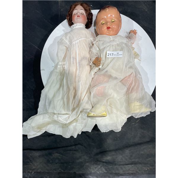 2 Collectible Porcelain Dolls