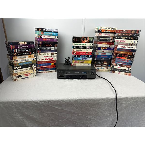 VHS Player & Movies