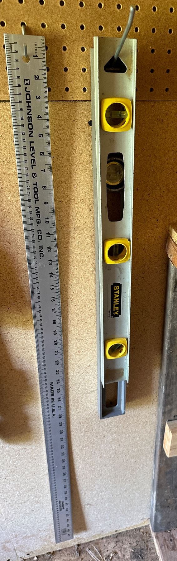 Levels and Metal Ruler - Sunrise Estate Services Ltd