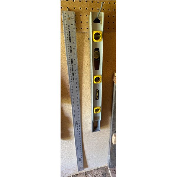Levels and Metal Ruler - Sunrise Estate Services Ltd