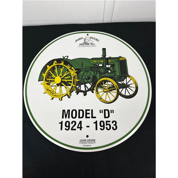 John Deere Tin Sign