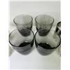 Image 3 : Smoky and Silver Faded Glassware