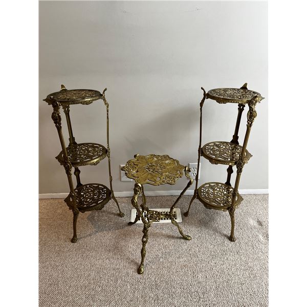 Vintage Ornate Plant Stands