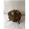 Image 1 : Vintage Brass Ornate Trinket Box