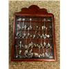 Image 1 : Collectors Spoons and Display Case