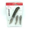 Image 1 : Boker Plus Ultimate Big Game Hunting Set, Replaceable Gut Hook, Saw and Clip Point Blades & Sheath