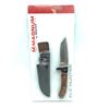 Image 1 : Boker Magnum Elk Hunter with Fixed 4 1/2" Blade, Wood Handle and Belt Sheath