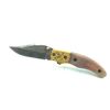 Image 1 : Folding 3 1/4" Blade Pocket Knife with Purple/Ivory Handle