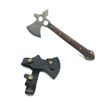Image 1 : Fixed 3" Blade Tomahawk, 12" Overall Length, Wood/ Metal with Sheath