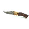 Image 1 : Folding 3" Blade Bird's Head Knife with Brown/ Copper Handle