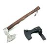 Image 1 : Hand Forged 5" Blade Axe, 20" Overall Length, Wood Handle