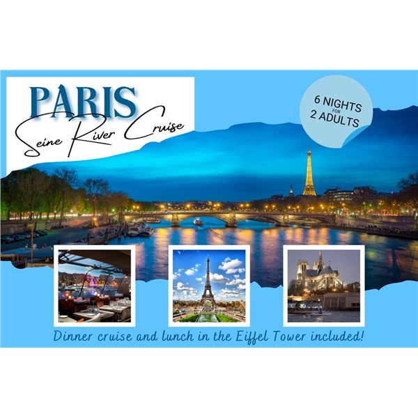 Paris – Seine River Cruise for 2