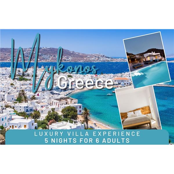 Mykonos, Greece – Luxury Villa Experience for 6