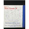 Image 1 : PAUL SHMYR PERSNAL DINNER MENU SIGNED BY THE 74 TEAM CANADA TEAM