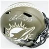 Image 2 : Dan Marino Autographed Miami Dolphins "Salute to Service" Replica Speed Helmet