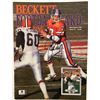 Image 1 : 1990 BECKETT FOOTBALL CARD MAGAZINE JOHN ELWAY AUTOGRAPHED GLOBAL AUTHENTIC COA