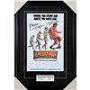 Image 1 : Brendan Fraser/Sean Astin Framed Autographed 'Encino Man' 11X17 Movie Poster