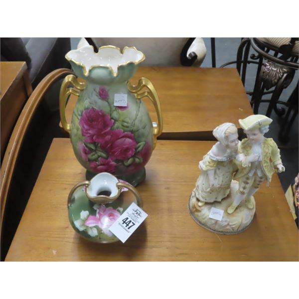 Floral Vases (2), Figurines