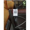 Image 2 : Swivel Bar Stools Brown/White (3)